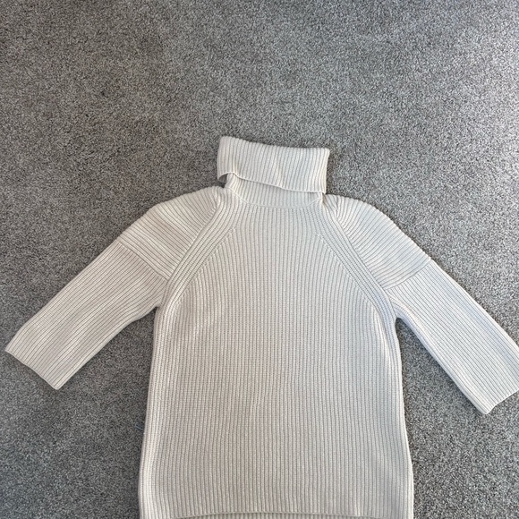 All Saints Jago Roll Neck Wool and Alpaca Blend Sweater. Quiet luxury. Minimal - Picture 2 of 14